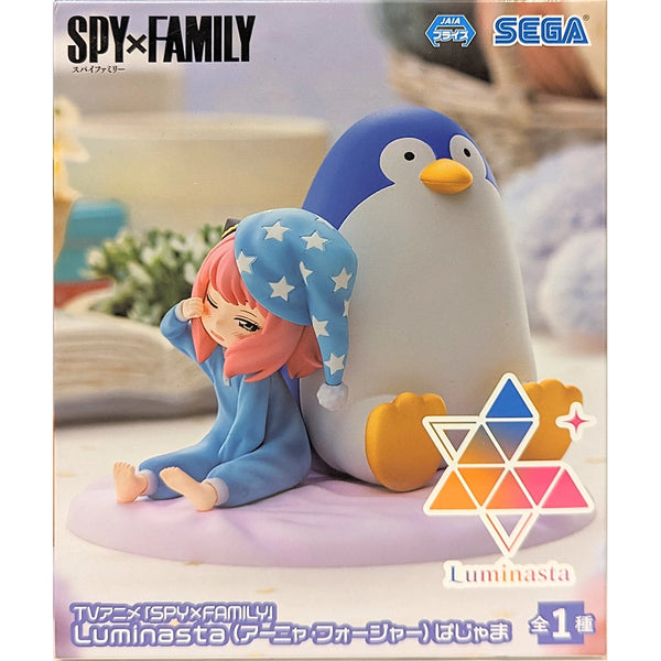 SEGA Luminasta SPYxFAMILY間諜家家酒 安妮亞 佛傑 睡衣造型 Ver.1 景品模型 商品盒圖