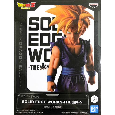 Banpresto 龍珠Z Solid Edge Works THE出陣 5 超級撒亞人 孫悟飯 景品模型 商品盒圖