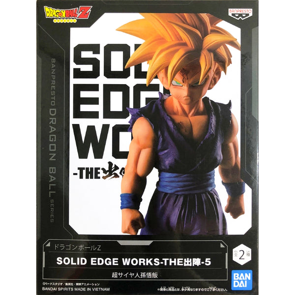 Banpresto 龍珠Z Solid Edge Works THE出陣 5 超級撒亞人 孫悟飯 景品模型 商品盒圖