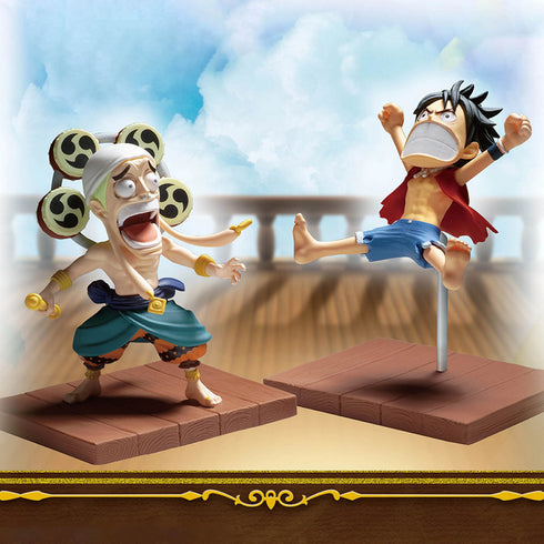 Banpresto 海賊王 WCF LOG STORIES 路飛 & 艾尼路 景品模型