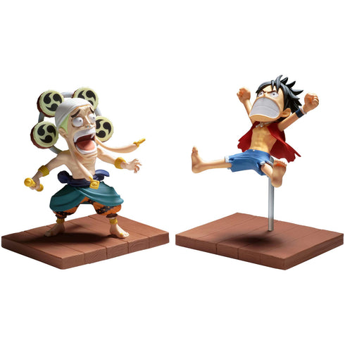 Banpresto 海賊王 WCF LOG STORIES 路飛 & 艾尼路 景品模型 2