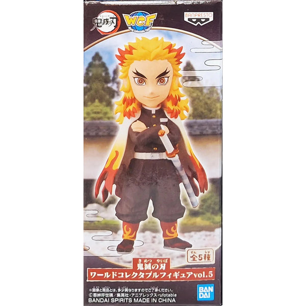 Banpresto 鬼滅之刃 WCF vol.5 9柱 B款 煉獄杏壽郎 炎柱 景品模型 盒