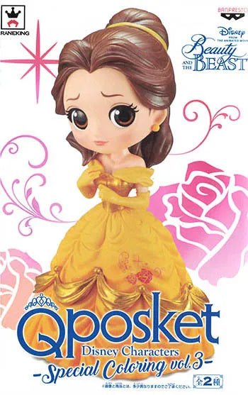 Banpresto Disney 迪士尼 美女與野獸 Beauty and the Beast belle 貝兒 Qposket Special Coloring vol 3 公主 景品