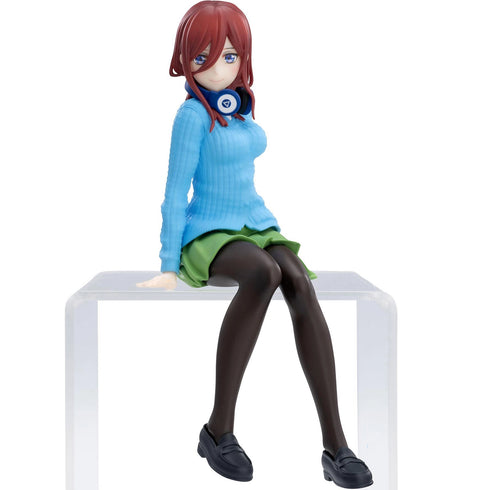 Sega PM 五等分的新娘 花嫁 CHOKONOSE PREMIUM FIGURE 中野三玖 坐姿 景品模型 6