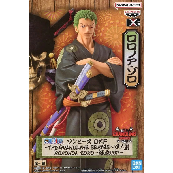 BANPRESTO 海賊王 DXF -THE GRANDLINE SERIES- 和之國篇 卓洛 索羅 索隆 浴衣ver. 景品模型 5