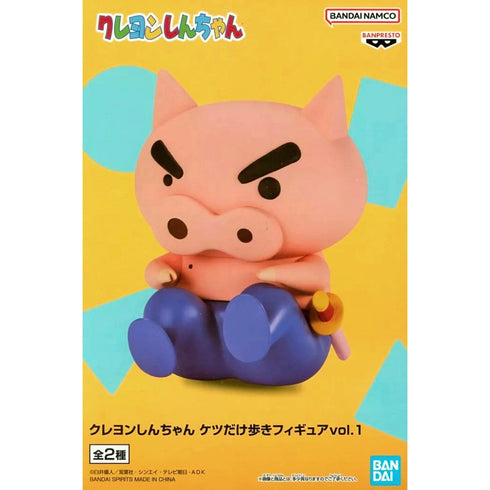 Banpresto 蠟筆小新 屁股走路系列 Vol.1 B款 肥嘟嘟左衛門 不理不理左衛門 景品模型 2