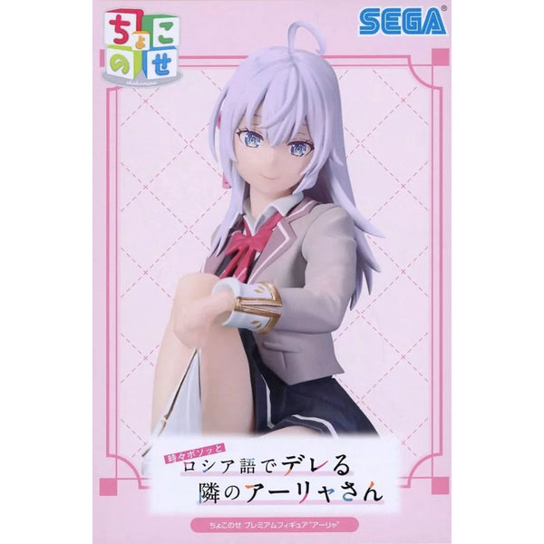 Sega PM 不時輕聲地以俄語遮羞的鄰座艾莉同學 CHOKONOSE PREMIUM FIGURE 艾莉 坐下 景品模型
