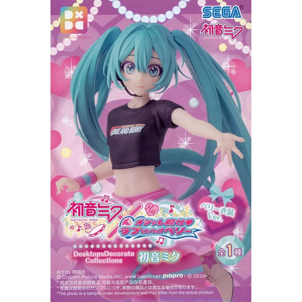 SEGA DEDECOLLE 初音未來 x 時尚魔女 Love and Berry DesktopxDecorate Collections 初音 Berry衣裝ver. 景品模型 5
