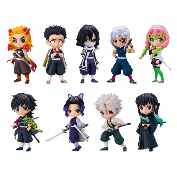 【Qposket 細盒版】鬼滅之刃 Q posket petit vol.3-5 水柱 富岡義勇 蟲柱 胡蝶忍 霞柱 時透無一郎 炎柱 煉獄杏壽郎 戀柱 甘寺蜜璃露 風柱 不死川實彌 蛇柱 伊黑小芭內 音柱 宇髄天元 岩柱 悲鳴嶼行冥 九柱【Qposket 細盒版】