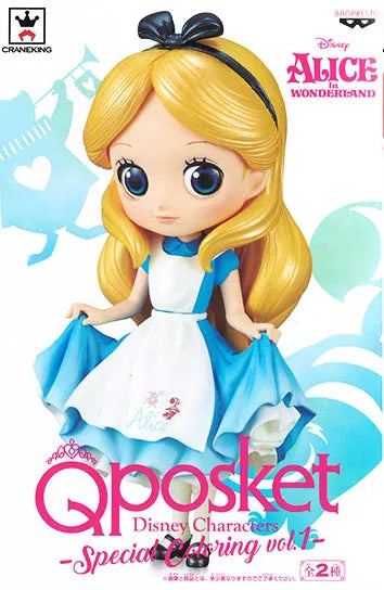 Banpresto Disney 迪士尼 愛麗絲夢遊仙境 Alice 愛麗絲 Qposket Special Coloring vol 1 公主 景品