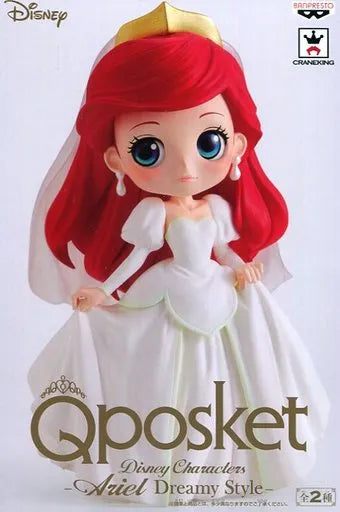 Banpresto Disney 迪士尼 THE LITTLE MERMAID Ariel 小魚仙 Qposket Dreamy Style 白色婚紗 公主 景品
