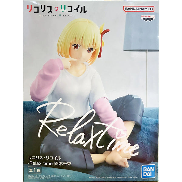 Banpresto Relax Time Lycoris Recoil 莉可麗絲 錦木千束 景品模型 商品盒圖