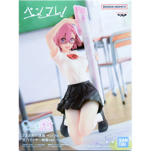 Banpresto 2.5次元的誘惑 筆友!天乃理理沙 制服ver. 景品模型 筆架 (不包括筆) 商品盒圖