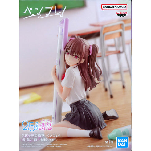 Banpresto 2.5次元的誘惑 筆友!橘美花莉 制服ver. 景品模型 筆架 (不包括筆) 商品盒圖