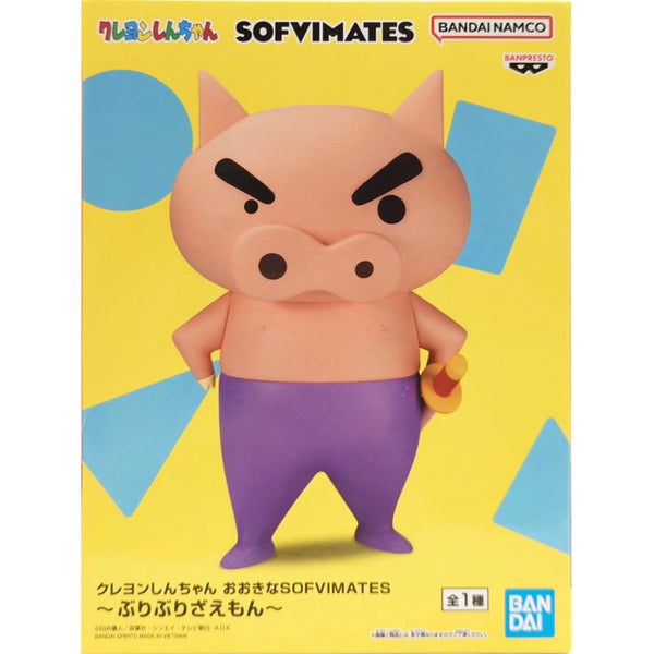 Banpresto BIG SOFVIMATES 蠟筆小新 不理不理左衛門 景品模型 商品盒圖