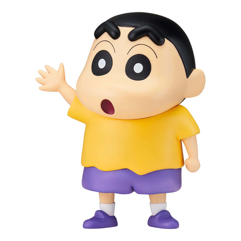 Banpresto Big Sofvimates 蠟筆小新 野原新之助 漫畫色 景品模型 商品圖左