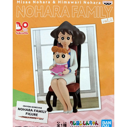 Banpresto 蠟筆小新 野原家 家庭照Vol.2 景品模型 商品盒圖