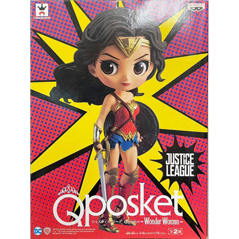 Banpresto DC 正義聯盟 Qposket 神奇女俠 B色 特別色 景品模型 商品盒圖