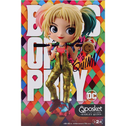 Banpresto DC 猛禽小隊:小丑女大解放 Q Posket 哈莉奎茵 景品模型 正常色 A款 盒