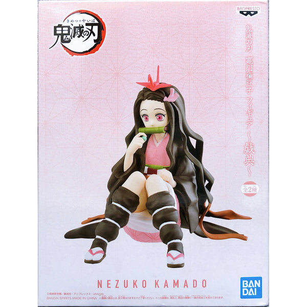 Banpresto 鬼滅之刃 竈門禰豆子 戲典 普通色 A色 景品模型 商品盒圖