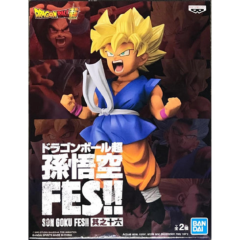 Banpresto 龍珠超 孫悟空FES!! 其之十六 超級撒亞人 孫悟空 景品模型 商品盒圖