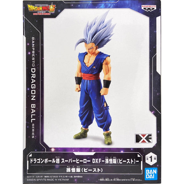 Banpresto 龍珠超 Super Hero DXF 孫悟飯 野獸飯 景品模型 商品盒圖