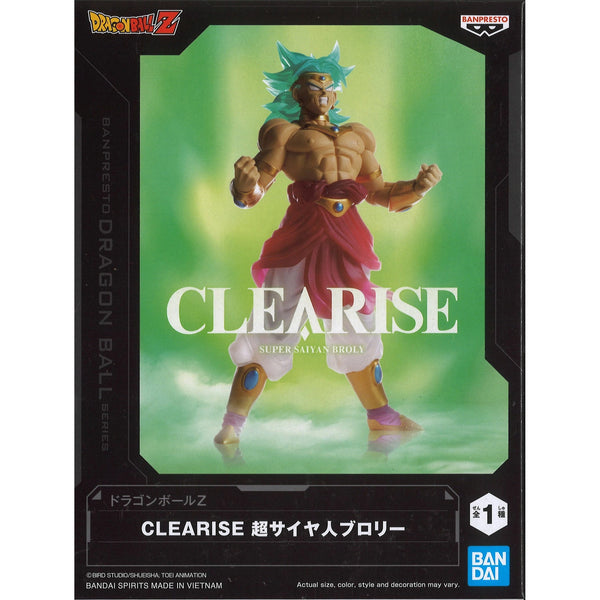 龍珠 Z CLEARISE 超級撒亞人 布洛尼 景品模型 商品盒圖