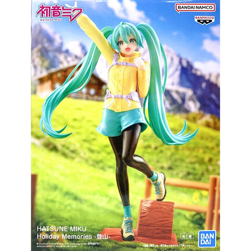 Banpresto 初音未來 Holiday Memories 爬山Ver. 景品模型 商品盒圖