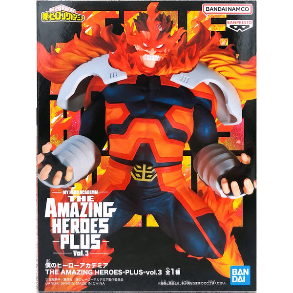 Banpresto 我的英雄學院 THE AMAZING HEROES-PLUS- Vol.3 奮進人 轟炎司 景品模型 商品盒圖