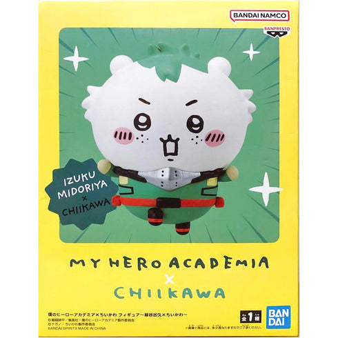 Banpresto 我的英雄學院 x chiikawa 小可愛figure 綠谷出久 x chiikawa 景品模型 商品盒圖