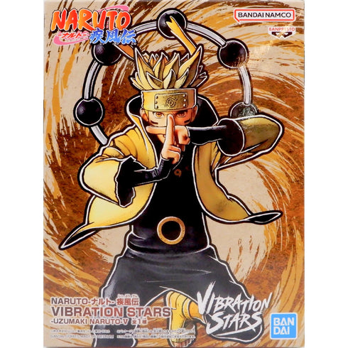 Banpresto 火影忍者 疾風傳 VIBRATION STARS 渦卷鳴門 vol.5 特別版 六道鳴人 景品模型 商品盒圖