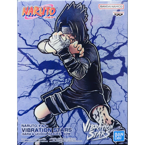 Banpresto 火影忍者 VIBRATION STARS 我愛羅&宇智波佐助 B款 宇智波佐助 景品模型 商品盒圖