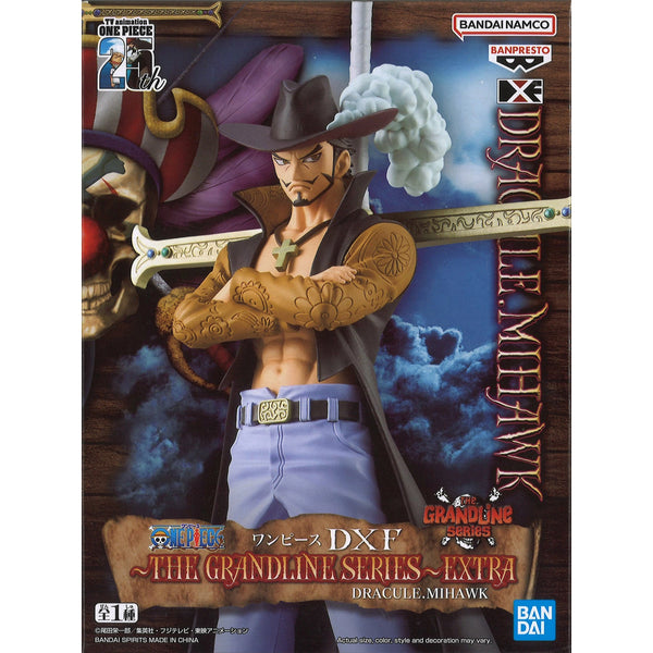Banpresto 海賊王 DXF The Grandline Series Extra 喬拉可爾 米霍克 鷹眼 景品模型 商品盒圖