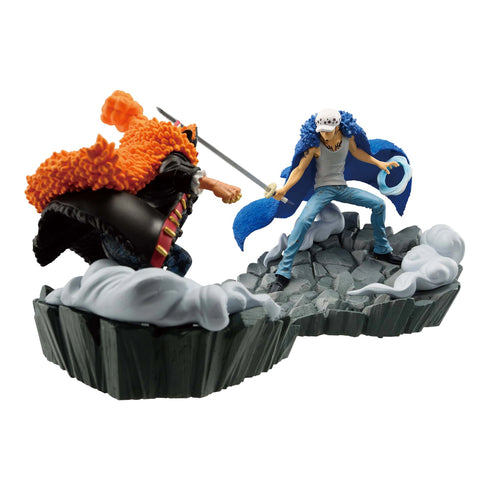 Banpresto 海賊王 戰光絕景 Figure Set - 特拉法爾嘉·D·沃特爾·羅 VS 馬沙路·D·狄切 羅 VS 黑鬍子 景品模型套裝 商品圖 對戰(1 set 2 件)