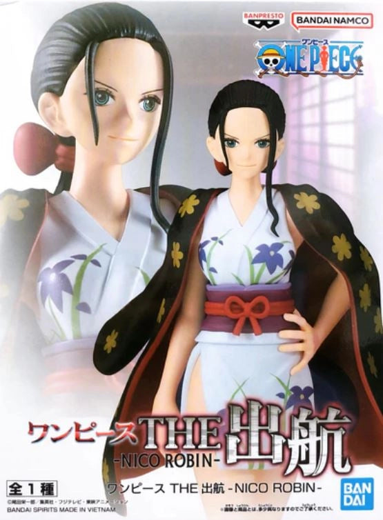 Banpresto 海賊王 THE出航 妮歌 魯賓 景品模型 商品盒圖