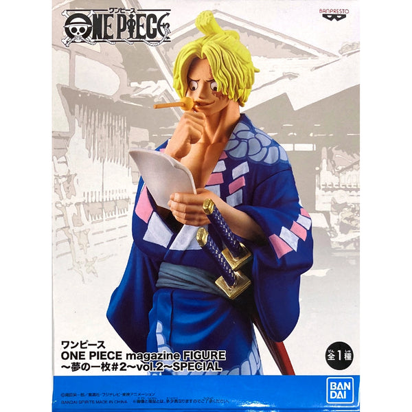Banpresto 海賊王 magazine FIGURE ~夢の一枚#2~vol.2 SPECIAL 薩波 景品模型 商品盒圖