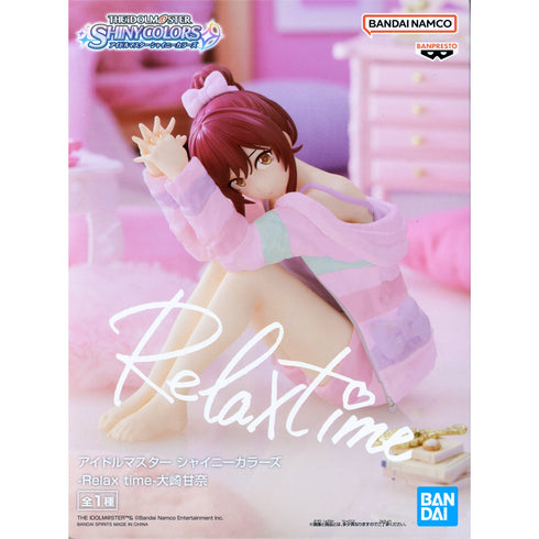 Banpresto Relax Time 偶像大師 閃耀色彩 大崎甘奈 景品模型 商品盒圖