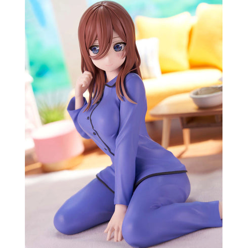 Banpresto Relax Time 五等分的新娘 花嫁 中野三玖 景品模型 商品圖高角度