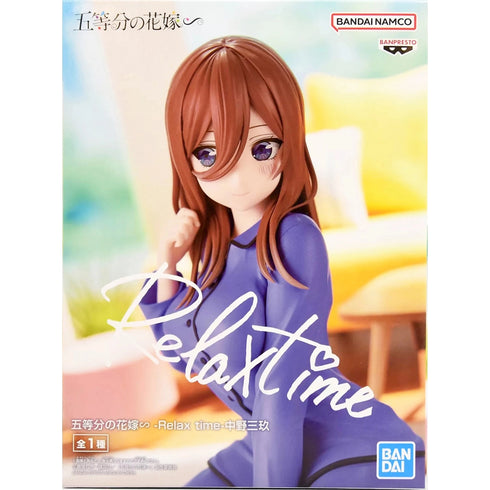 Banpresto Relax Time 五等分的新娘 花嫁 中野三玖 景品模型 商品盒圖