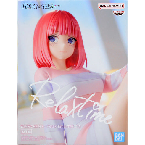 Banpresto Relax Time 五等分的新娘 花嫁 中野二乃 景品模型 商品盒圖