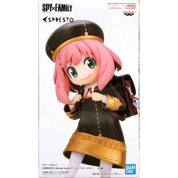 Banpresto SPY×FAMILY 間諜家家酒 ESPRESTO -School Style- 安妮亞 佛傑 景品模型 商品盒圖