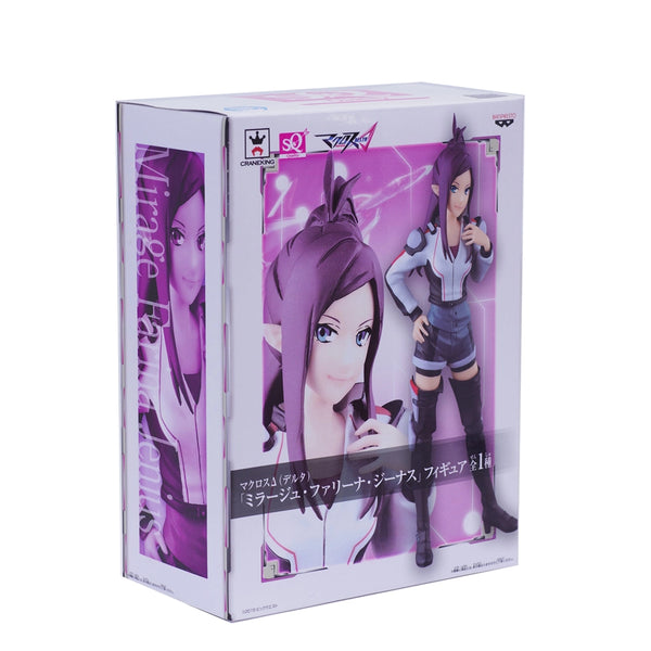 Banpresto SQ 超時空要塞 DELTA 米拉潔 法莉娜 吉納斯 景品模型 商品盒圖