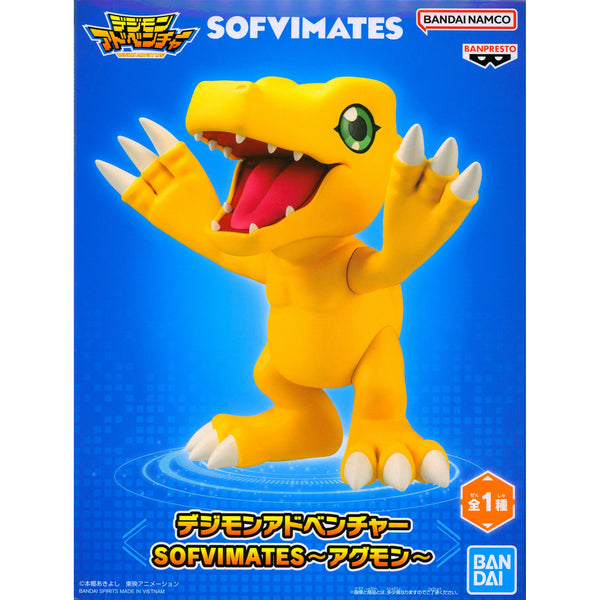 Banpresto Sofvimates 數碼暴龍 亞古獸 景品模型 商品盒圖