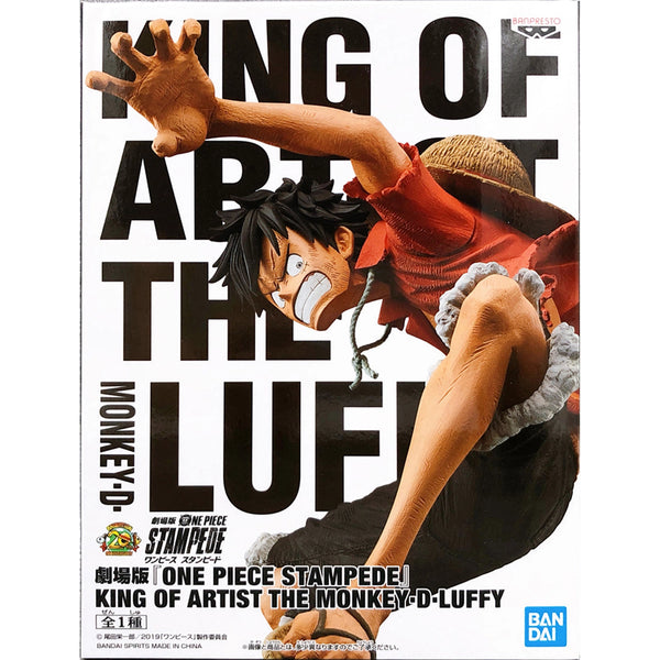 Banpresto KING OF ARTIST 海賊王劇場版 One Piece Stampede 路飛 景品模型 商品盒圖