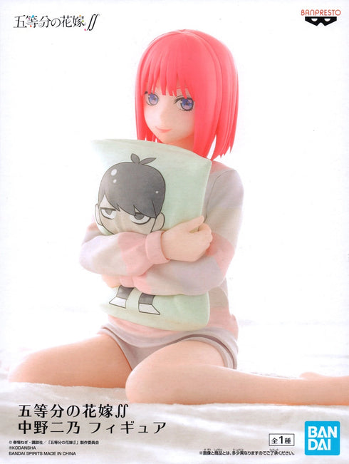 Banpresto 五等分的新娘 ∬ 花嫁 中野二乃 Pajama ver. 景品模型 商品盒圖