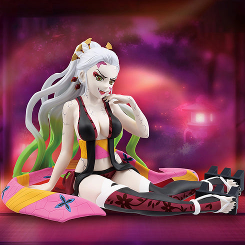 Banpresto 鬼滅之刃 GLITTER&GLAMOURS 上弦陸 墮姬(白髮) 景品模型 1