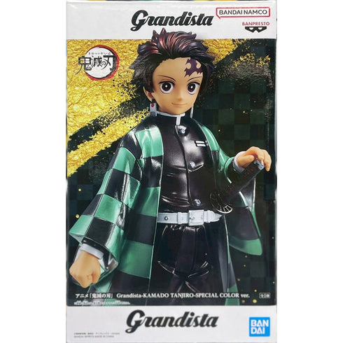 Banpresto 鬼滅之刃 Grandista 竈門炭治郎 特別色ver. 景品模型 盒