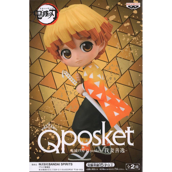 Banpresto 鬼滅之刃 Q posket -我妻善逸- 景品模型 正常色 A款 盒
