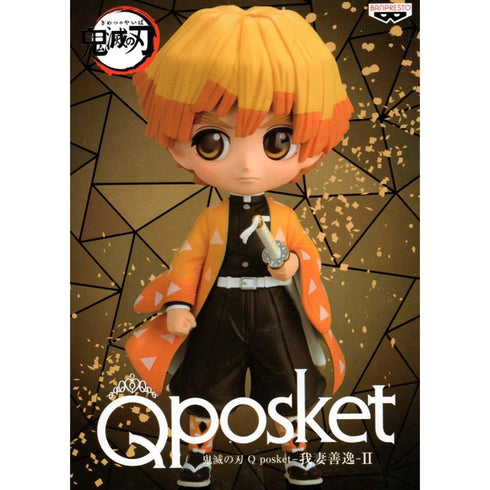Banpresto 鬼滅之刃 Q posket -我妻善逸- vol.2 景品模型 正常色 A款 盒