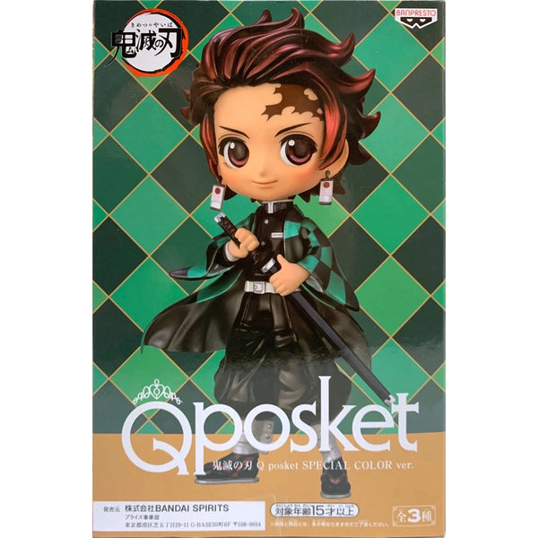 Banpresto 鬼滅之刃 Q posket -竈門炭治郎- 景品模型 電鍍色 C款 盒